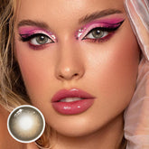 Lentes de contacto de color marrón coco Faylinn